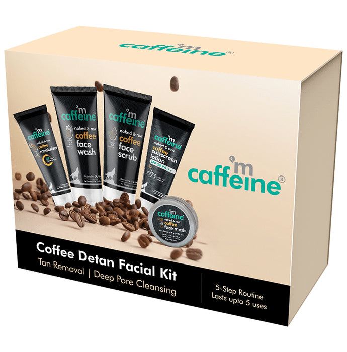 mCaffeine Coffee Detan Facial Kit - Classic Derma