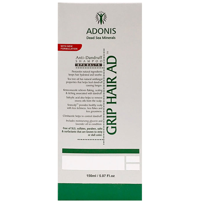 Grip Hair AD Anti-Dandruff Shampoo - Classic Derma