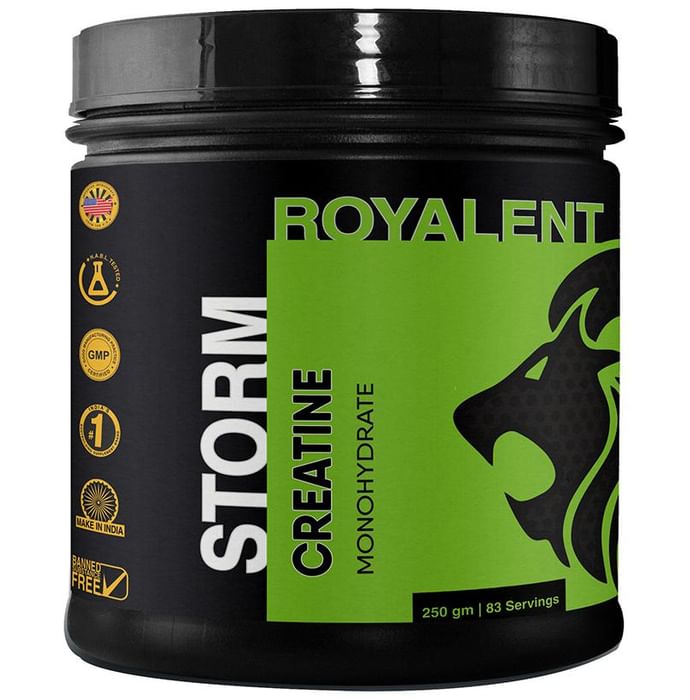 Royalent Storm Creatine Monohydrate Powder Unflavoured - Classic Derma