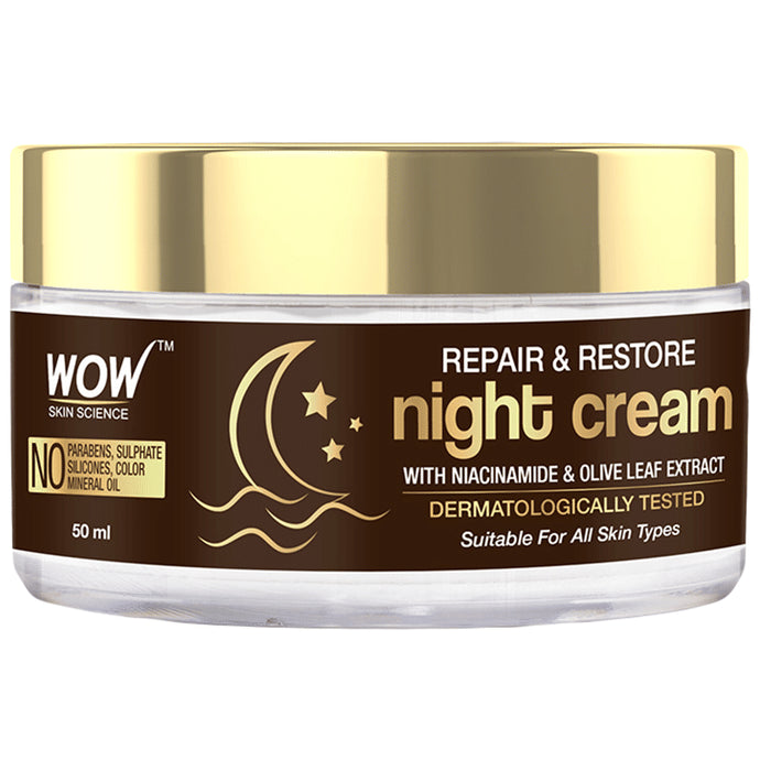 WOW Skin Science Repair & Restore Night Cream - Classic Derma