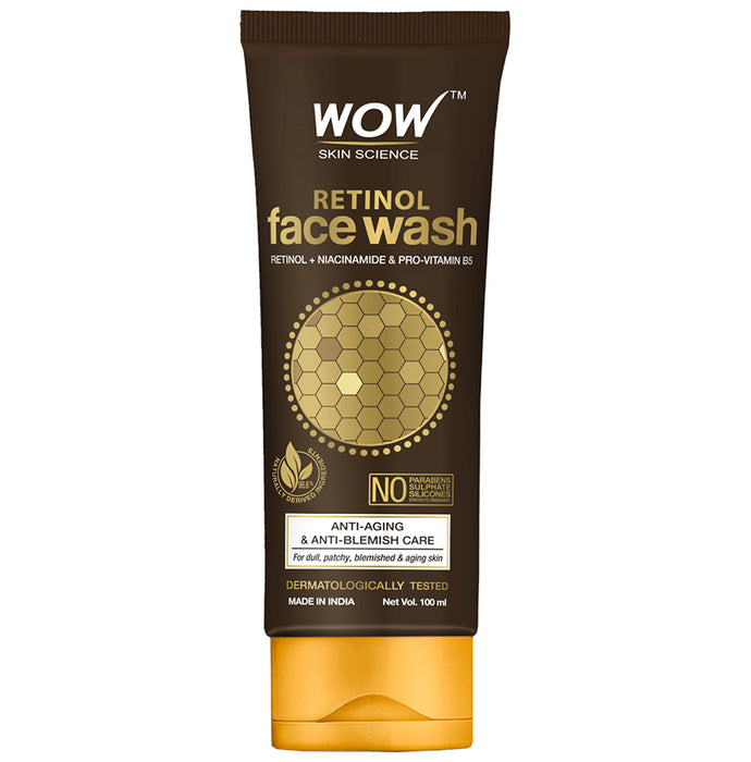 WOW Skin Science Retinol Face Wash - Classic Derma