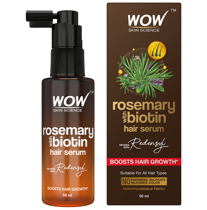 WOW Skin Science Rosemary with Biotin Hair Serum - Classic Derma