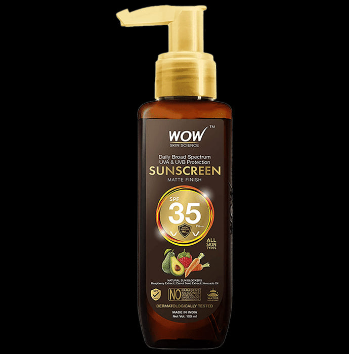WOW Skin Science Sunscreen Matte Finish SPF 35 PA+++ - Classic Derma