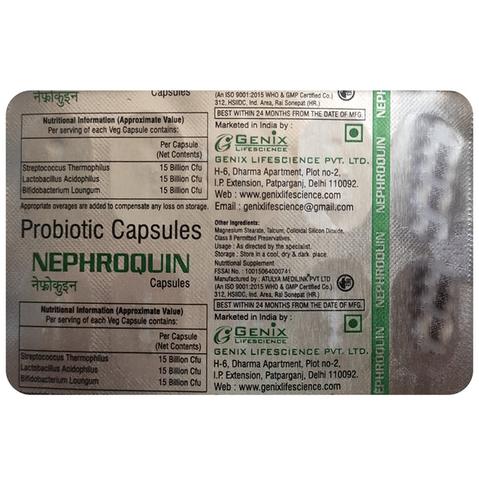 Nephroquin Capsule - Classic Derma
