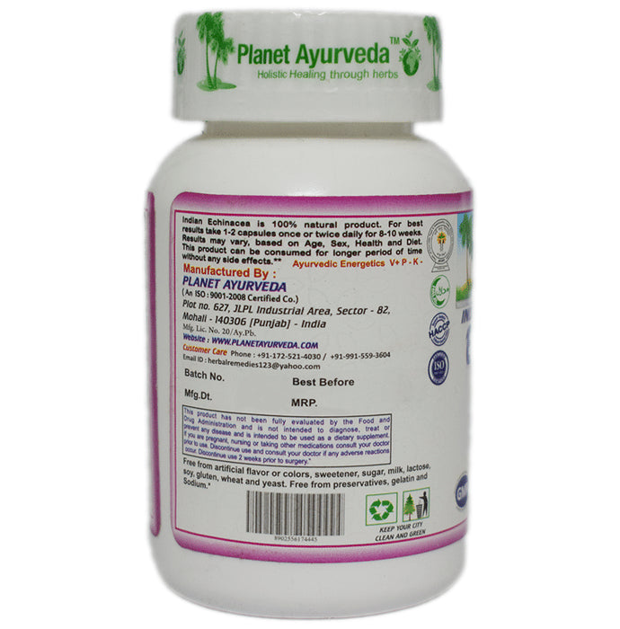 Planet Ayurveda Indian Echinacea Vege Capsule