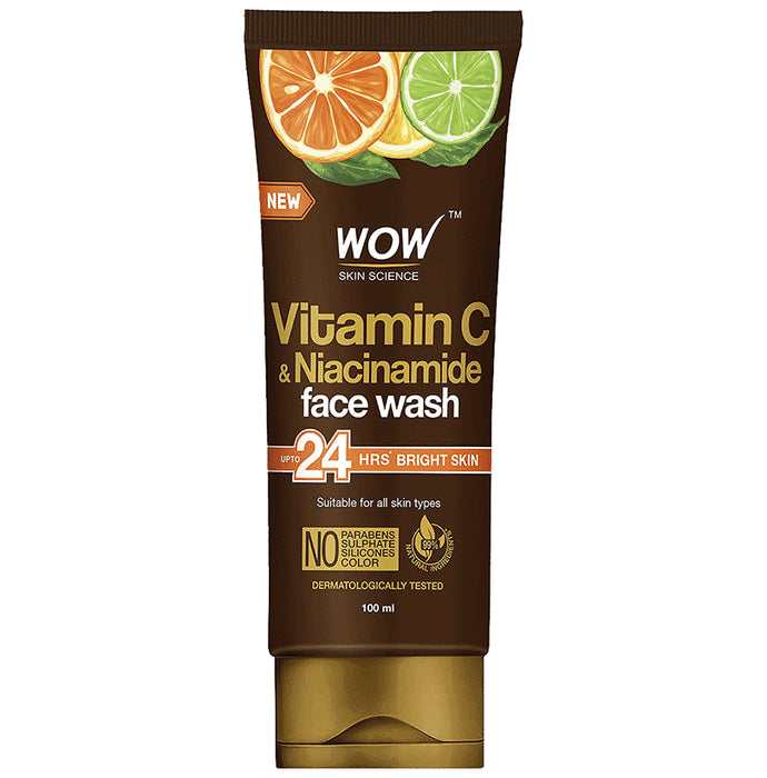 WOW Skin Science Vitamin C & Niacinamide Face Wash - Classic Derma