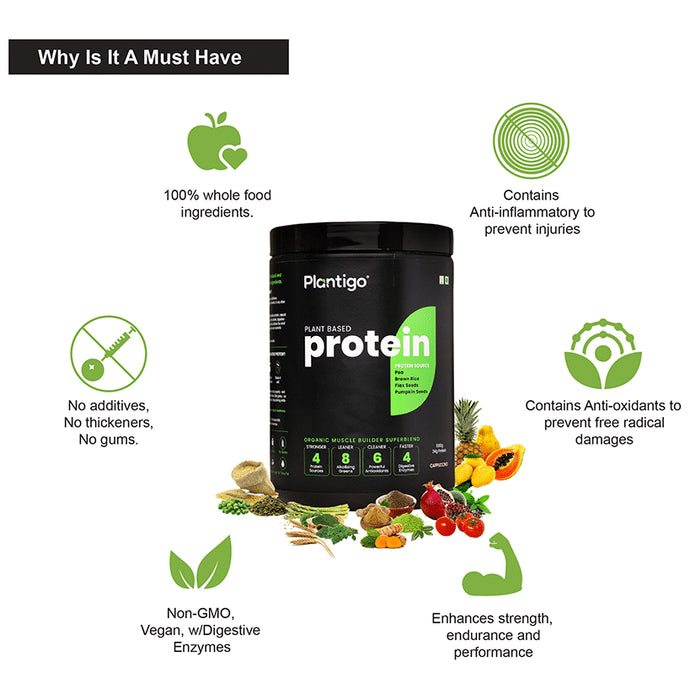 Plantigo Plant Based Protein Powder Milk Chocolate