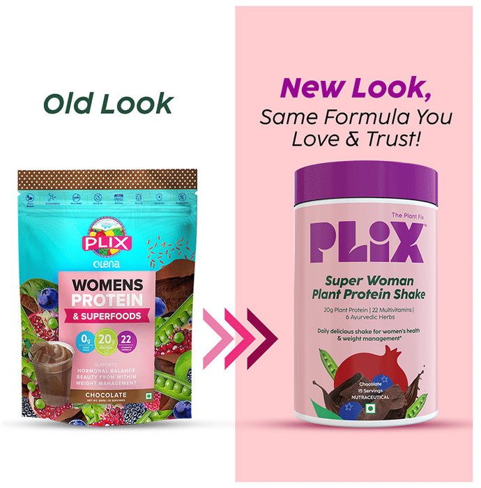 Plix Olena Womens Protein & Superfoods (500gm Each) Chocolate