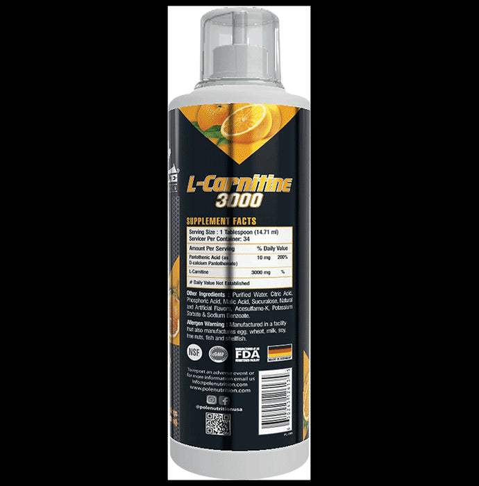 Pole Nutrition L-Carnitine 3000mg Orange Blast