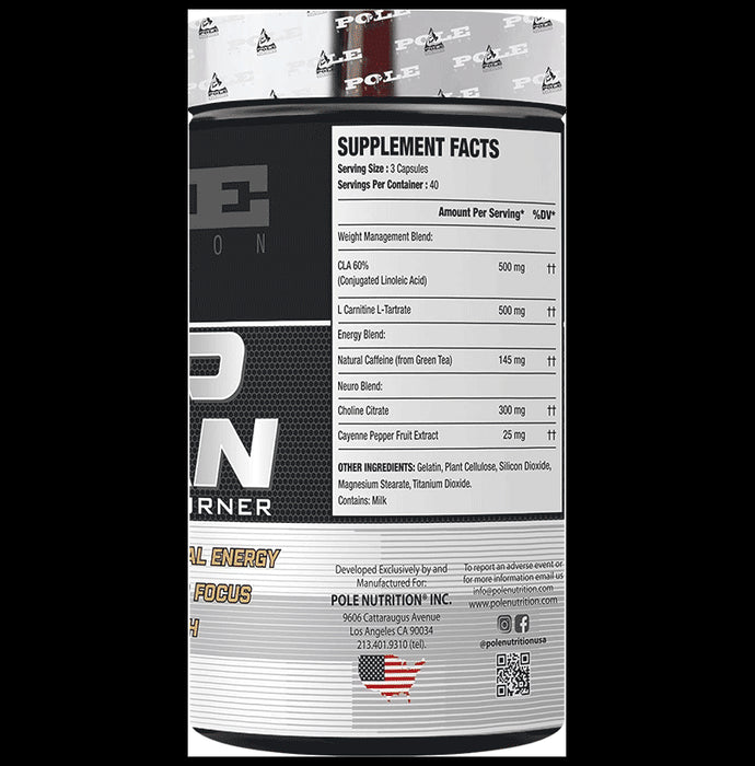 Pole Nutrition Quad Lean Fat Burner Capsule