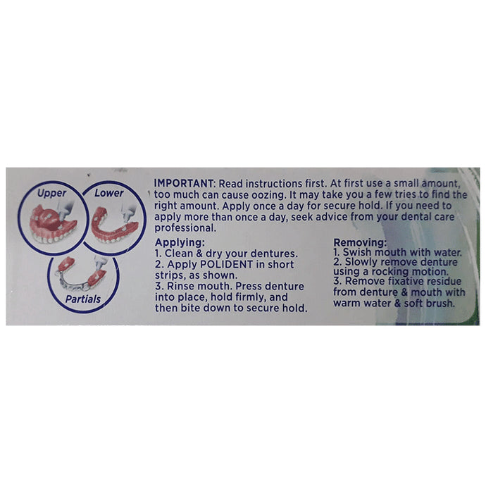Polident Denture Fixative Cream