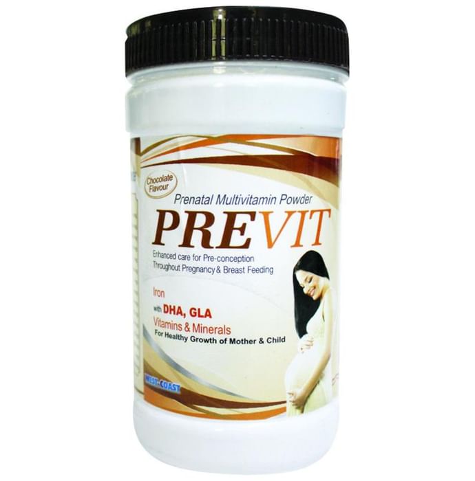 Previt Prenatal Multivitamin Powder Chocolate - Classic Derma