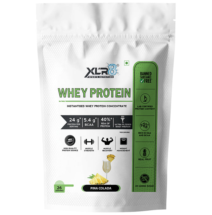 XLR8 Sports Nutrition Whey Protein Instantised Whey Protein Concentrate Pina Colada - Classic Derma