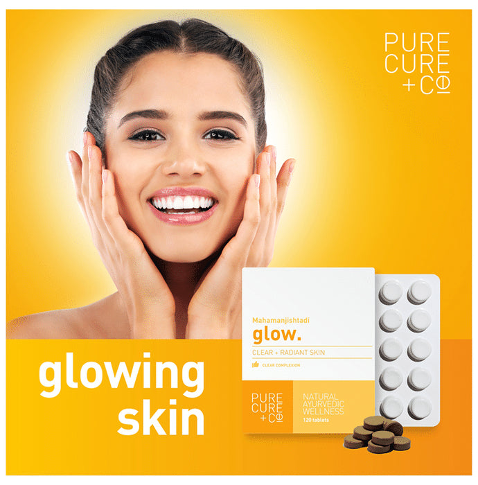 Pure Cure +Co Mahamanjishtadi Glow Tablet