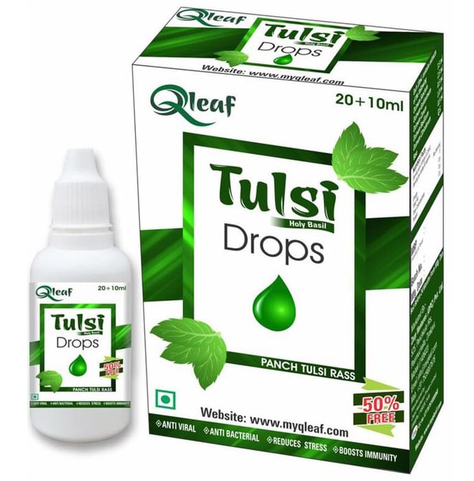 Qleaf Tulsi Drops - Classic Derma