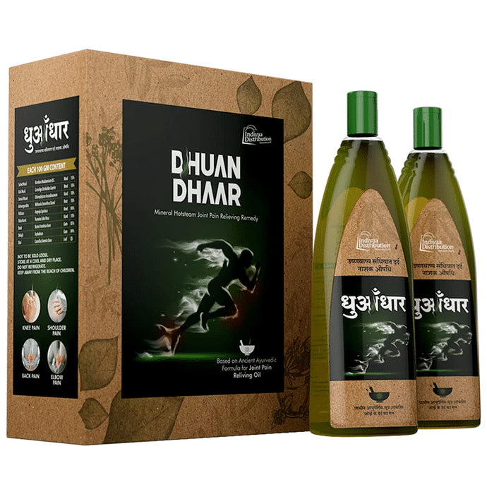 Dhuan Dhaar Joint Pain Relieving Oil (100ml Each) - Classic Derma