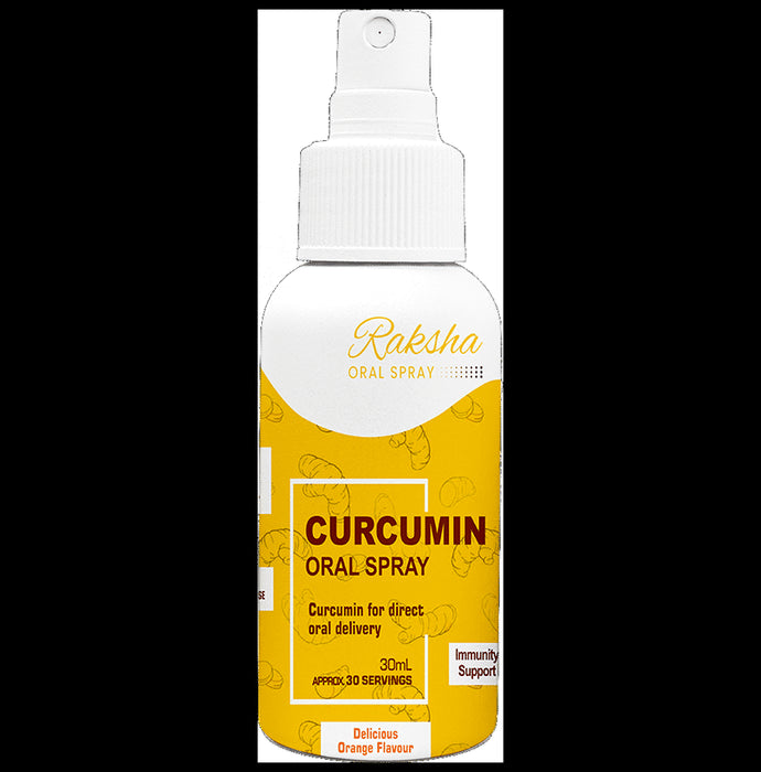 Raksha Curcumin Oral Spray Delicious Orange
