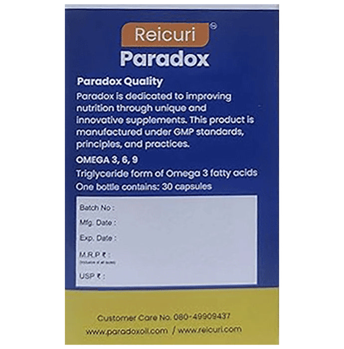Reicuri Paradox Omega 3 Capsule