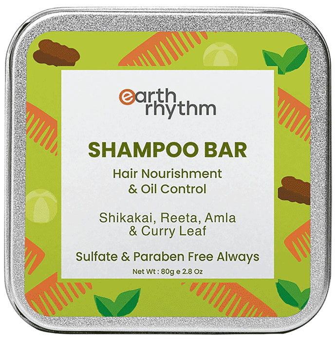 Earth Rhythm Shikakai Shampoo Bar - Classic Derma