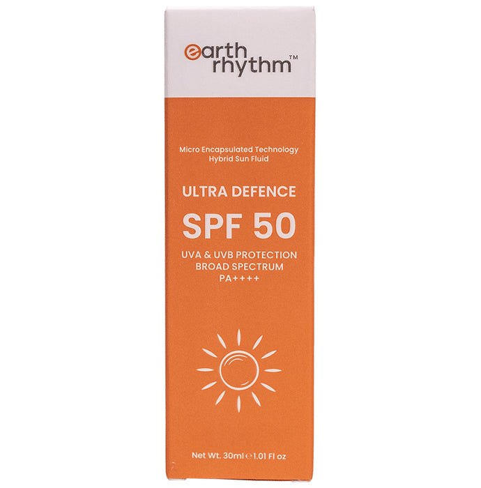 Earth Rhythm Ultra Defence Hybrid Sun Fluid SPF 50 PA++++ - Classic Derma
