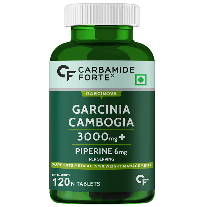 Carbamide Forte Garcinia Cambogia with Piperine for Metabolism & Weight Management | Tablet - Classic Derma
