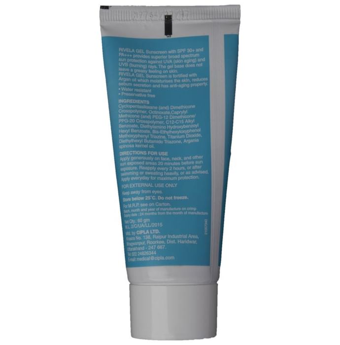 Rivela Dry Touch Sunscreen Gel SPF 30+
