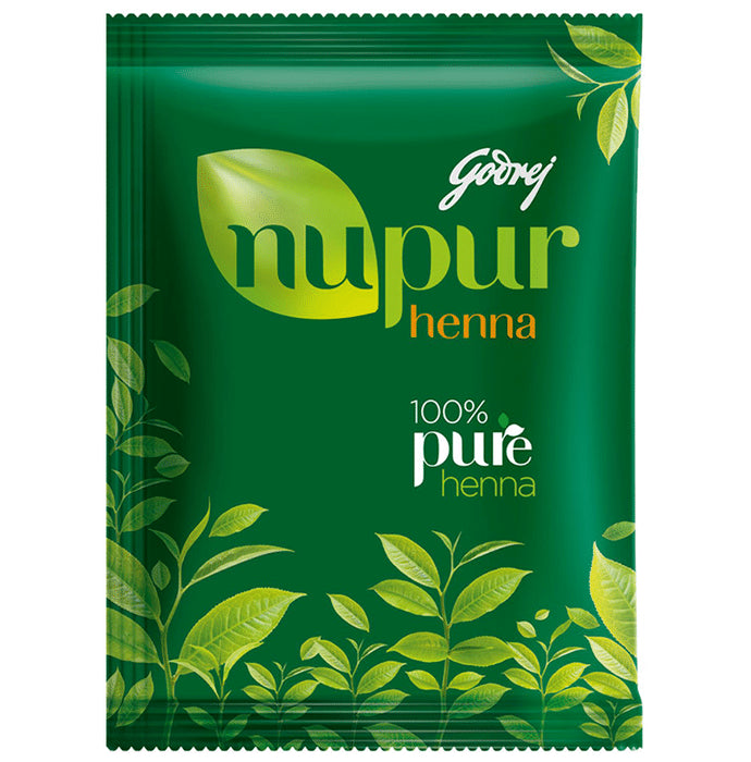 Godrej Nupur 100% Pure Henna Powder - Classic Derma