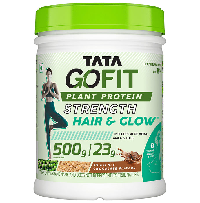 Tata Heavenly Chocolate Gofit Plant Protein Powder - Classic Derma