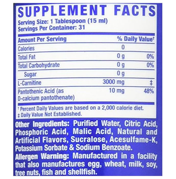 Ronnie Coleman L-Carnitine XS 3000 for Lean Muscle Support Mixed Berry