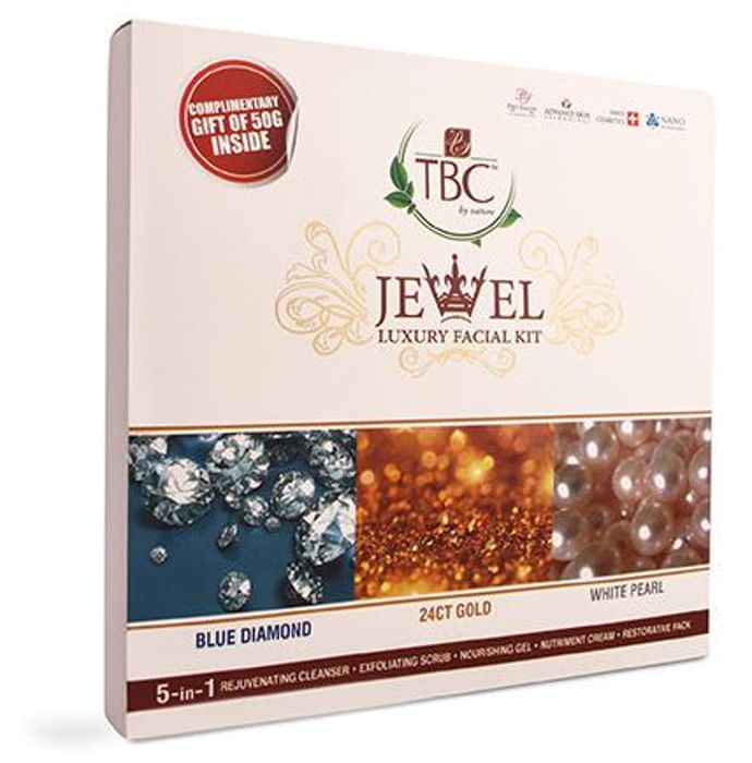 TBC Facial Kit (Complimentary Gift of 50gm Inside) Jewel Luxury - Classic Derma