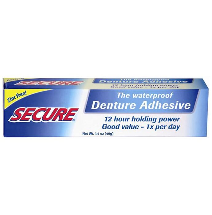 Secure Denture Adhesive Cream - Classic Derma