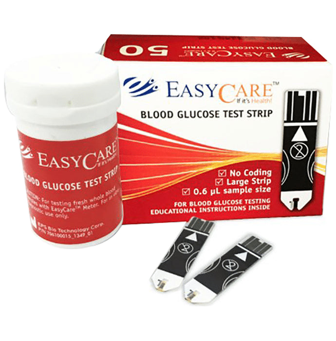 EASYCARE EC-BGM92898 Blood Glucose Test Strip (Only Strips) - Classic Derma