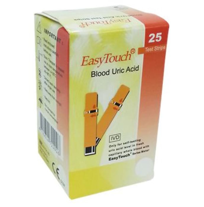 EasyTouch Blood Uric Acid Test Strip - Classic Derma
