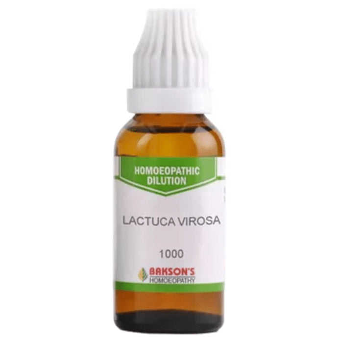Bakson's Homeopathy Lactuca Virosa Dilution 1000 CH