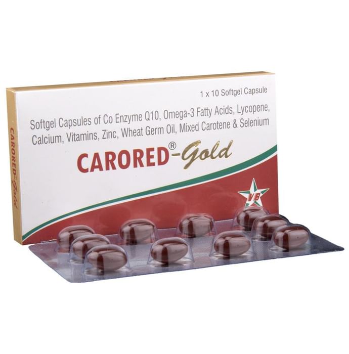 Carored-Gold Soft Gelatin Capsule - Classic Derma
