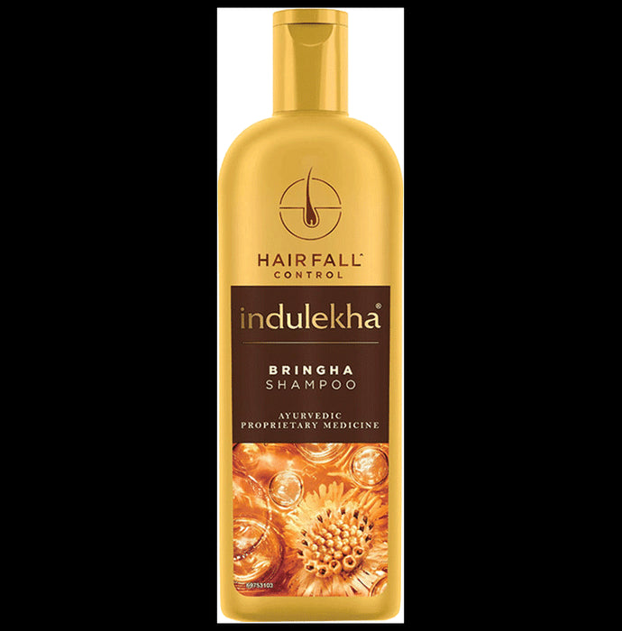 Indulekha Bringha Hair Shampoo | Proprietary Ayurvedic Medicine for Hair Fall Control - Classic Derma