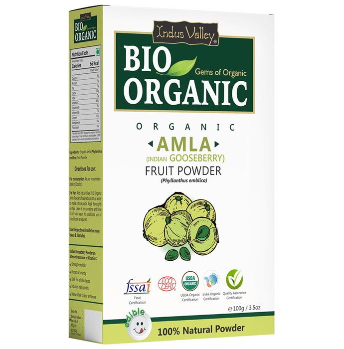 Indus Valley Bio Organic Amla Powder - Classic Derma