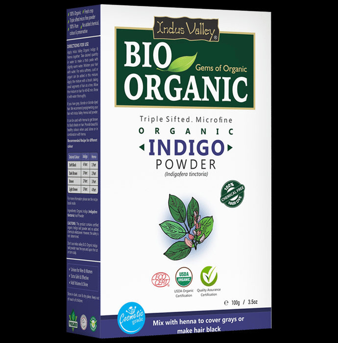 Indus Valley Bio Organic Indigo Powder - Classic Derma