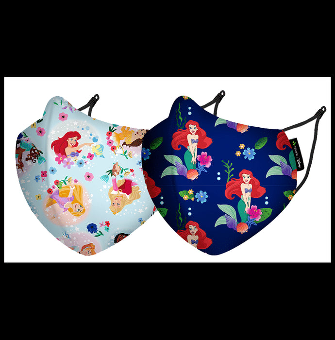 Nirvana Disney Face Covering Mask Small Ariel & Princess - Classic Derma