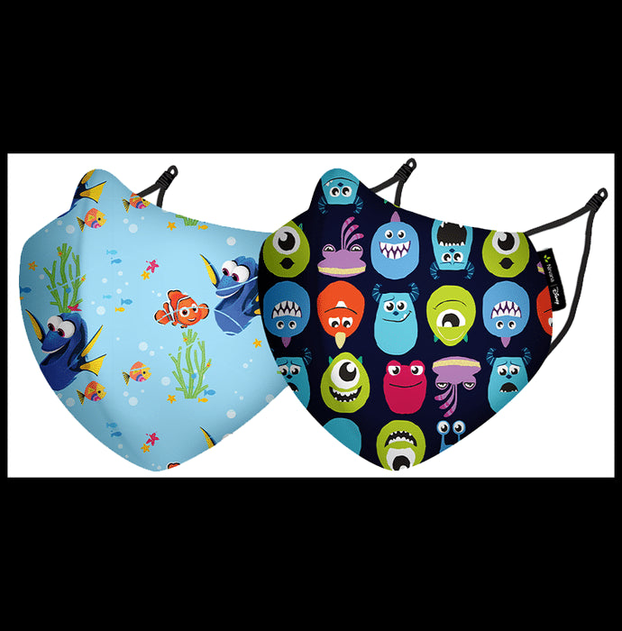 Nirvana Disney Face Covering Mask Small Monster & Nemo - Classic Derma