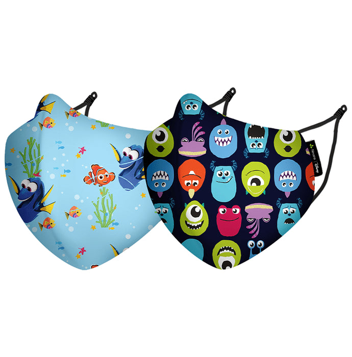 Nirvana Disney Face Covering Mask XS Monster & Nemo - Classic Derma