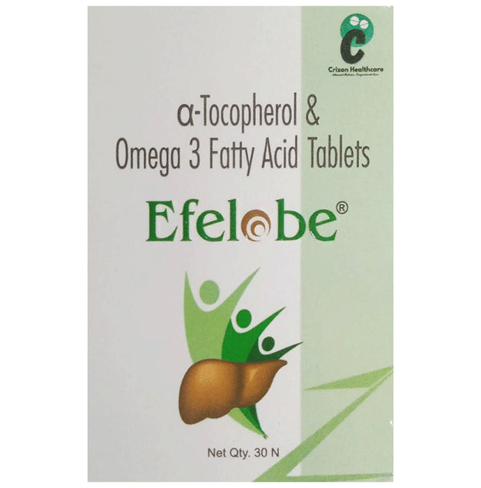 Efelobe Alpha-Tocopherol & Omega 3 Fatty Acid Tablet - Classic Derma