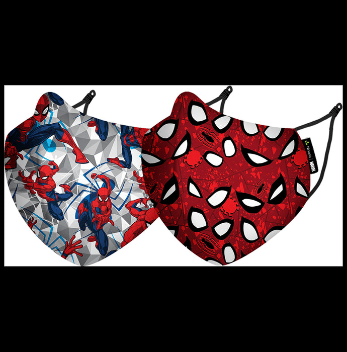 Nirvana Marvel N95 Face Covering Mask Small Focus & Spidey Sense - Classic Derma