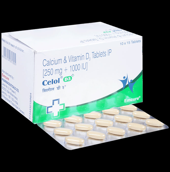 Celol -D3 Plus Tablet - Classic Derma