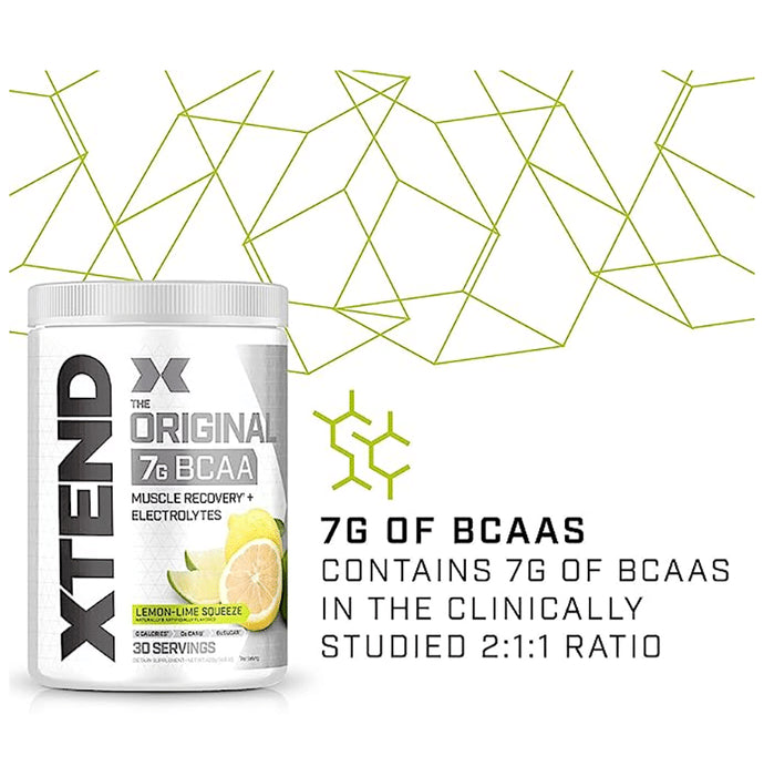 Scivation Xtend The Original 7G BCCA Pre-Workout Powder Powder Lemon Lime Squeeze