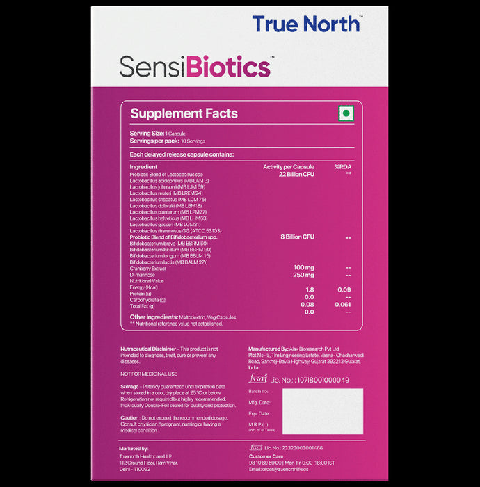 Sensibiotics Advanced Probiotis for Feminine Health Capsule