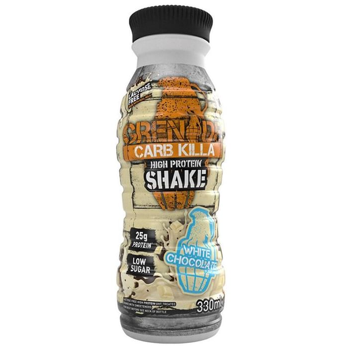 Grenade Carb Killa High Protein Shake (330ml Each) White Chocolate - Classic Derma