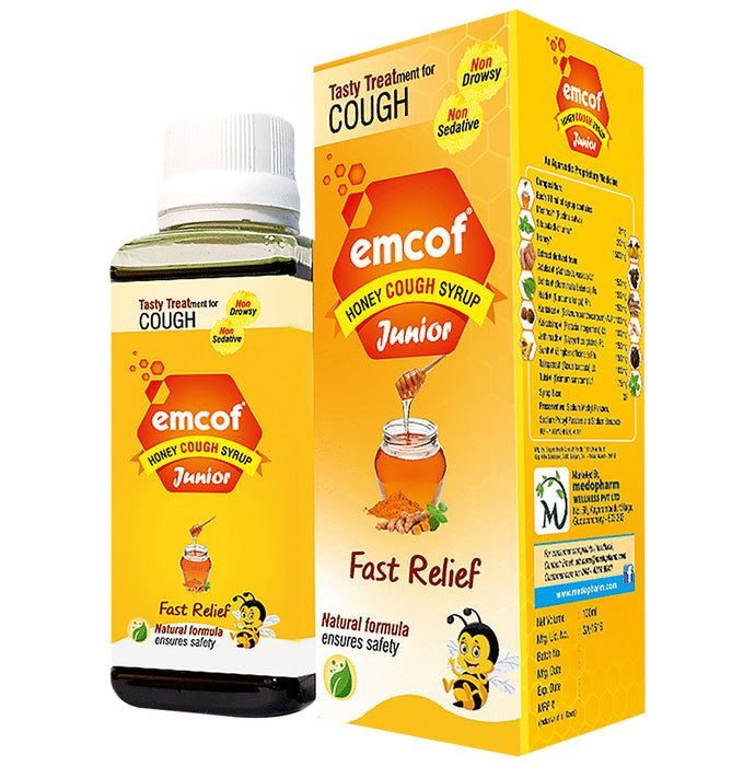 Medopharm Wellness Emcof Herbal Cough Syrup for Kids - Classic Derma