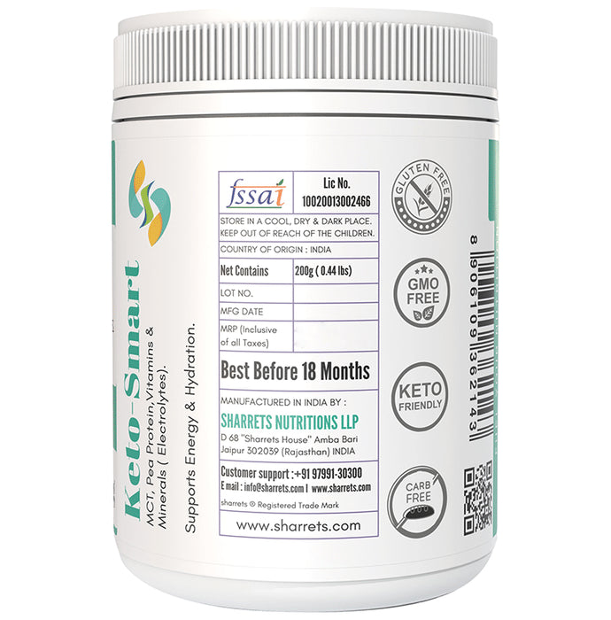 Sharrets Nutritions Keto-Smart Powder Unflavored