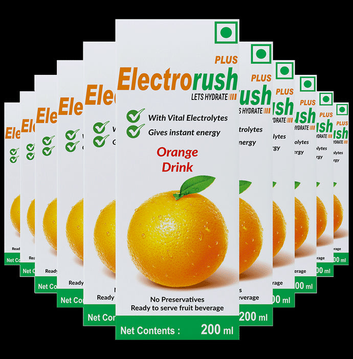 Electrorush Plus Drink Pack (200ml Each) Orange - Classic Derma